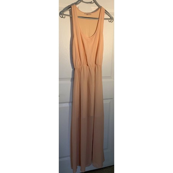 EUC Gibson & Latimer Maxi Dress Long Size M Orange - Picture 6 of 10